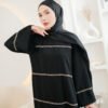 noura aliya abayas || gamis || dress syari muslim payet mewah hitam noura aliya abayas || gamis || dress syari muslim payet mewah hitam