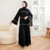 noura aliya abayas || gamis || dress syari muslim payet mewah hitam noura aliya abayas || gamis || dress syari muslim payet mewah hitam