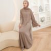 noura abaya awdah premium textured silk (abaya only) noura abaya awdah premium textured silk (abaya only)