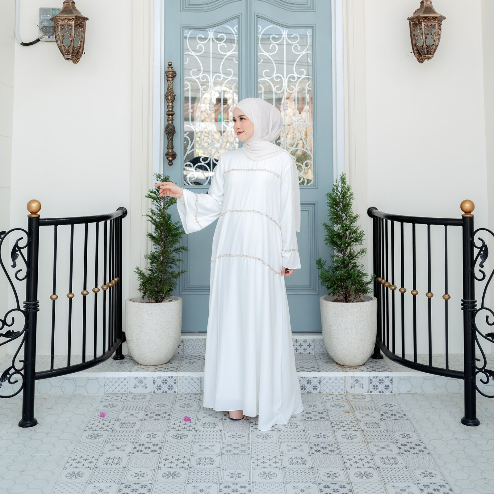 noura abaya awdah premium textured silk (abaya only) noura abaya awdah premium textured silk (abaya only)