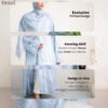 abaya humairah sky ash