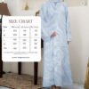 abaya humairah sky ash