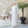 noura abaya awdah premium textured silk (abaya only) noura abaya awdah premium textured silk (abaya only)