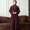 NOURA Abaya Outer Nisrin Marbella Silk Busui Umroh Outfit noura abaya outer nisrin marbella silk busui umroh outfit