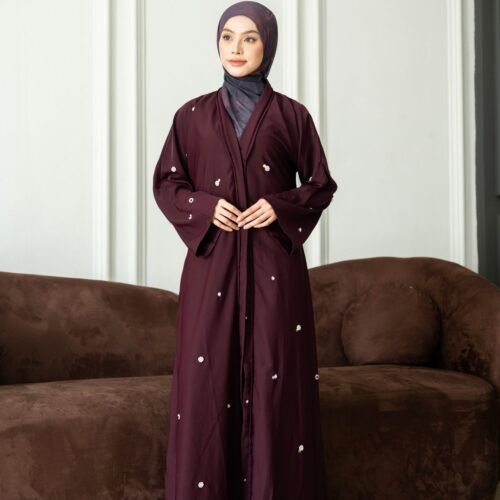 Noura noura abaya outer nisrin marbella silk busui umroh outfit