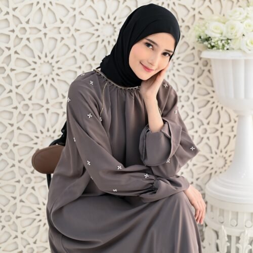 Noura noura abaya kevina marbella silk premium umroh friendly mewah