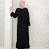 noura abaya kevina marbella silk premium umroh friendly mewah