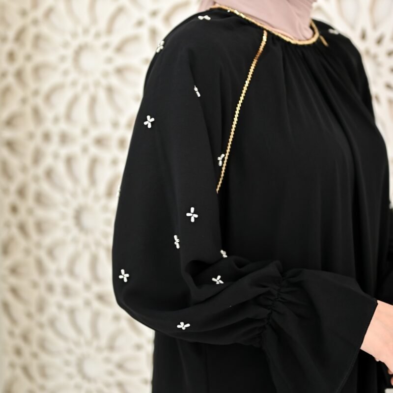 noura abaya kevina marbella silk premium umroh friendly mewah