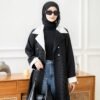 noura abaya outer zenia – prestige wool stripe collection noura abaya outer zenia – prestige wool stripe collection