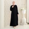 noura abaya kevina marbella silk premium umroh friendly mewah