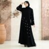 noura amira abayas || gamis || marbella silk dress syari muslim payet mewah hitam noura amira abayas || gamis || marbella silk dress syari muslim payet mewah hitam