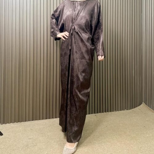 noura kaftan hameda embossed silk limited edition