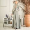 abaya amira dark brown