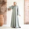 abaya amira dark brown