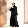 abaya amira dark brown