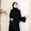 abaya amira dark brown