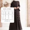 abaya amira dark brown