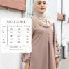 abaya salma maroon